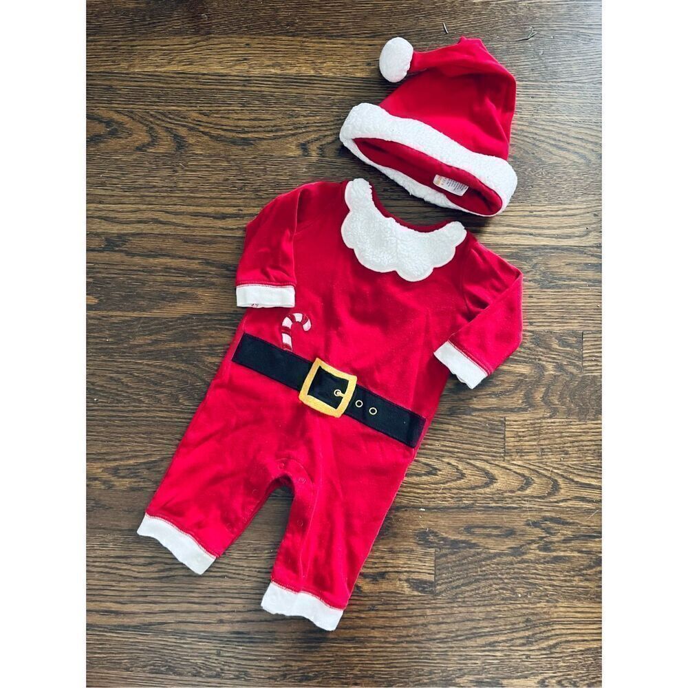 GYMBORee 3-6 Mos Baby Little Santa 2p Sleeper BUY 2 GET 1 FREE